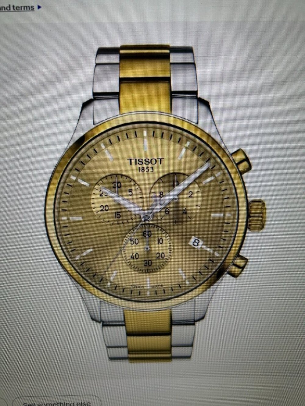 Tissot Chrono XL Mens 45mm Watch Two Tone T116.617.22.021.00